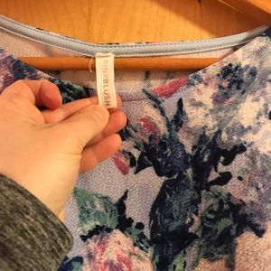 Pink blush floral dress